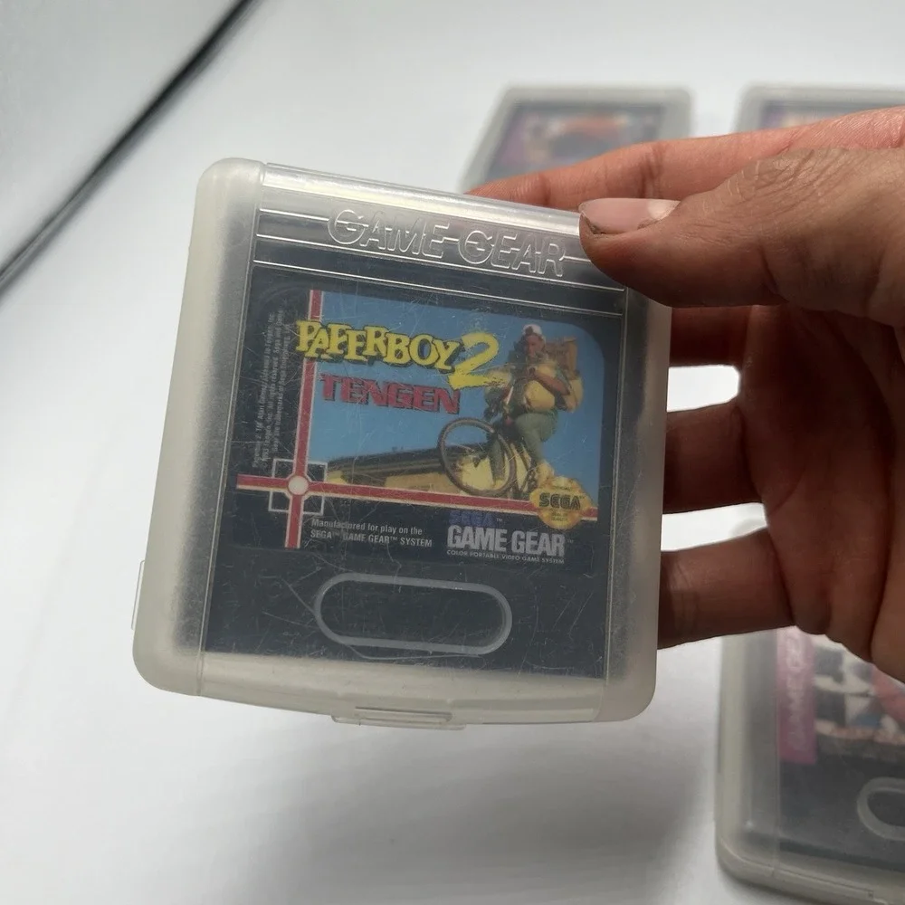 6x Sega Game Gear Games Mortal Kombat Sonic 2 Baseball NBA Jam Lot Of 6